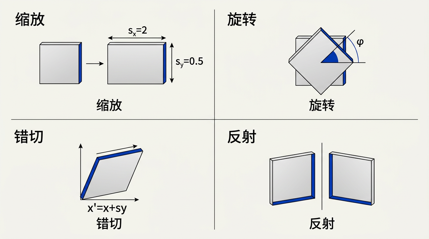 变换矩阵概览