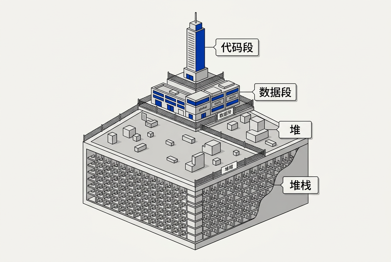 程序内存四段布局