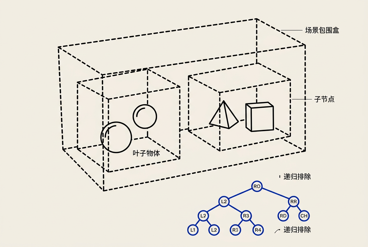 BVH 包围盒层次结构