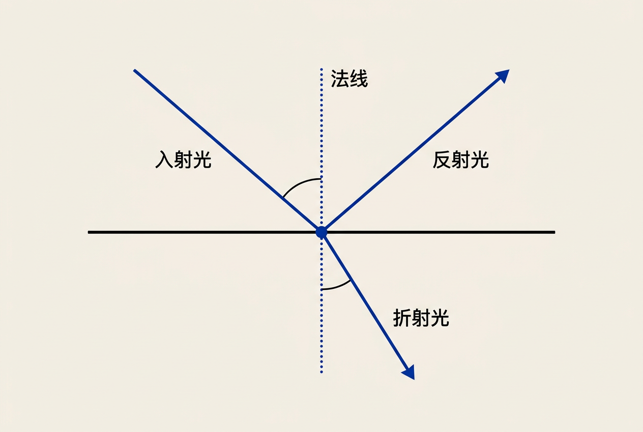 反射光线的几何推导