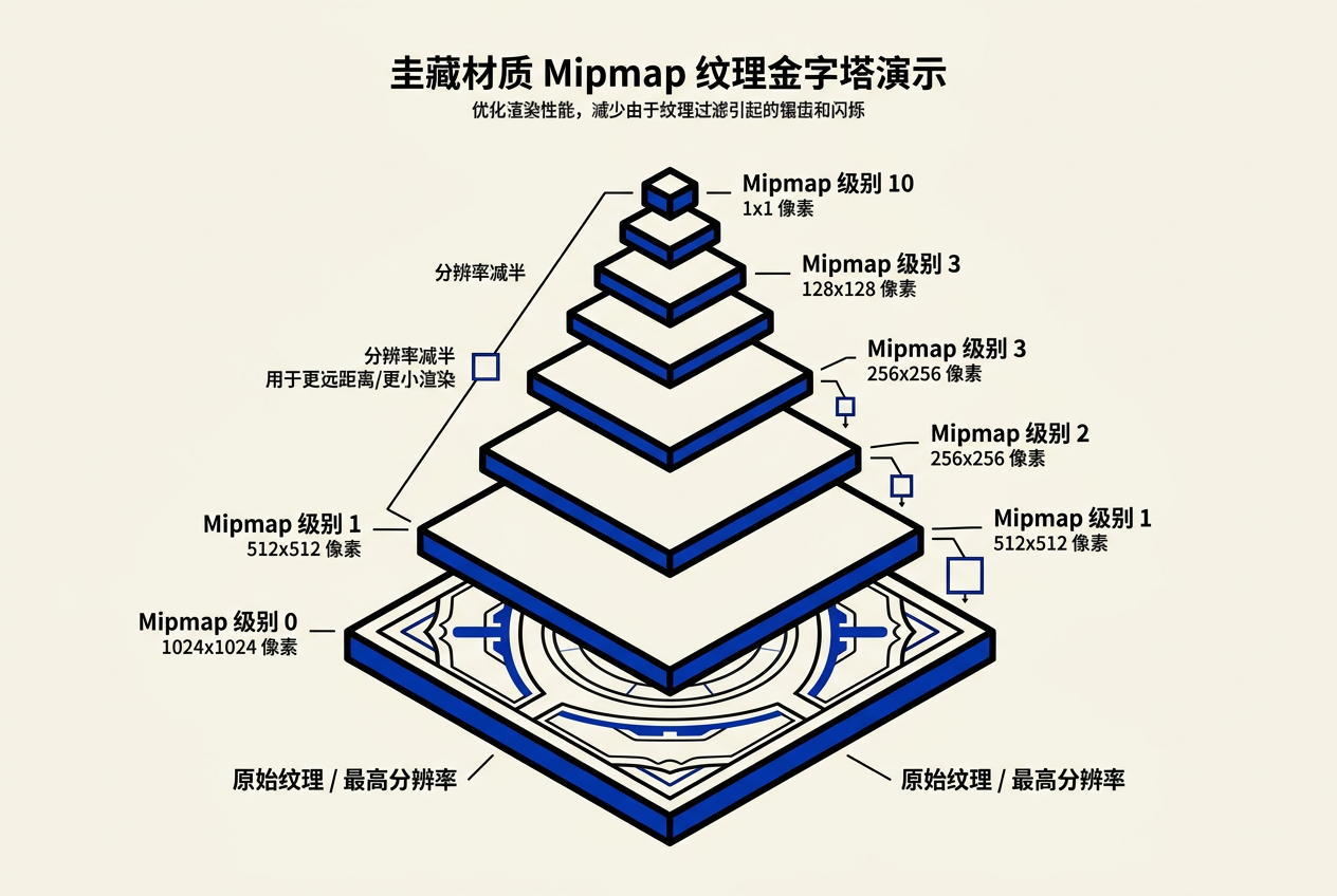 Mipmap纹理金字塔