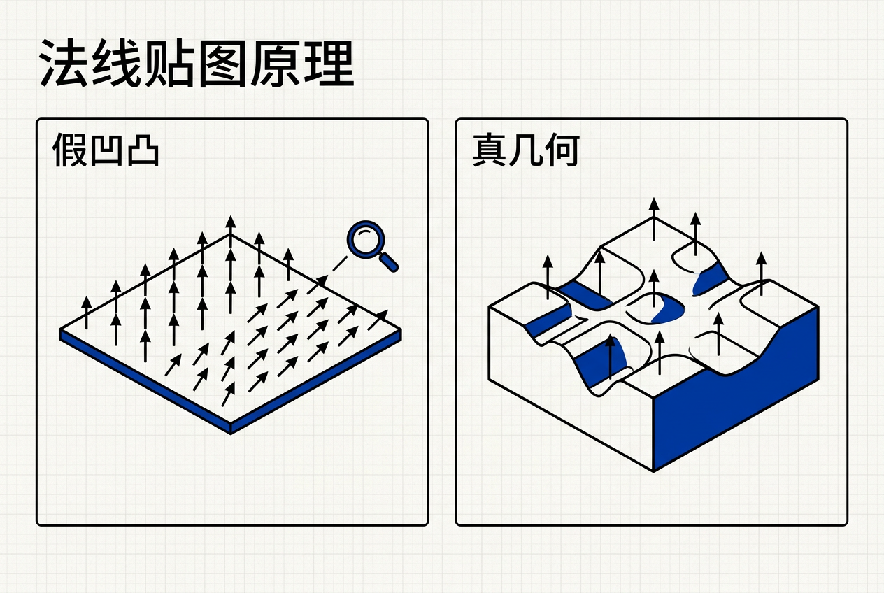 法线贴图原理