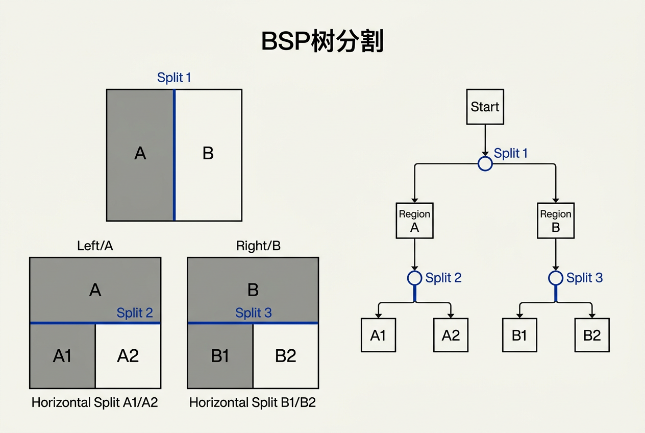 BSP树分割