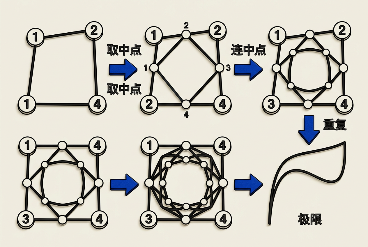 Bézier de Casteljau算法