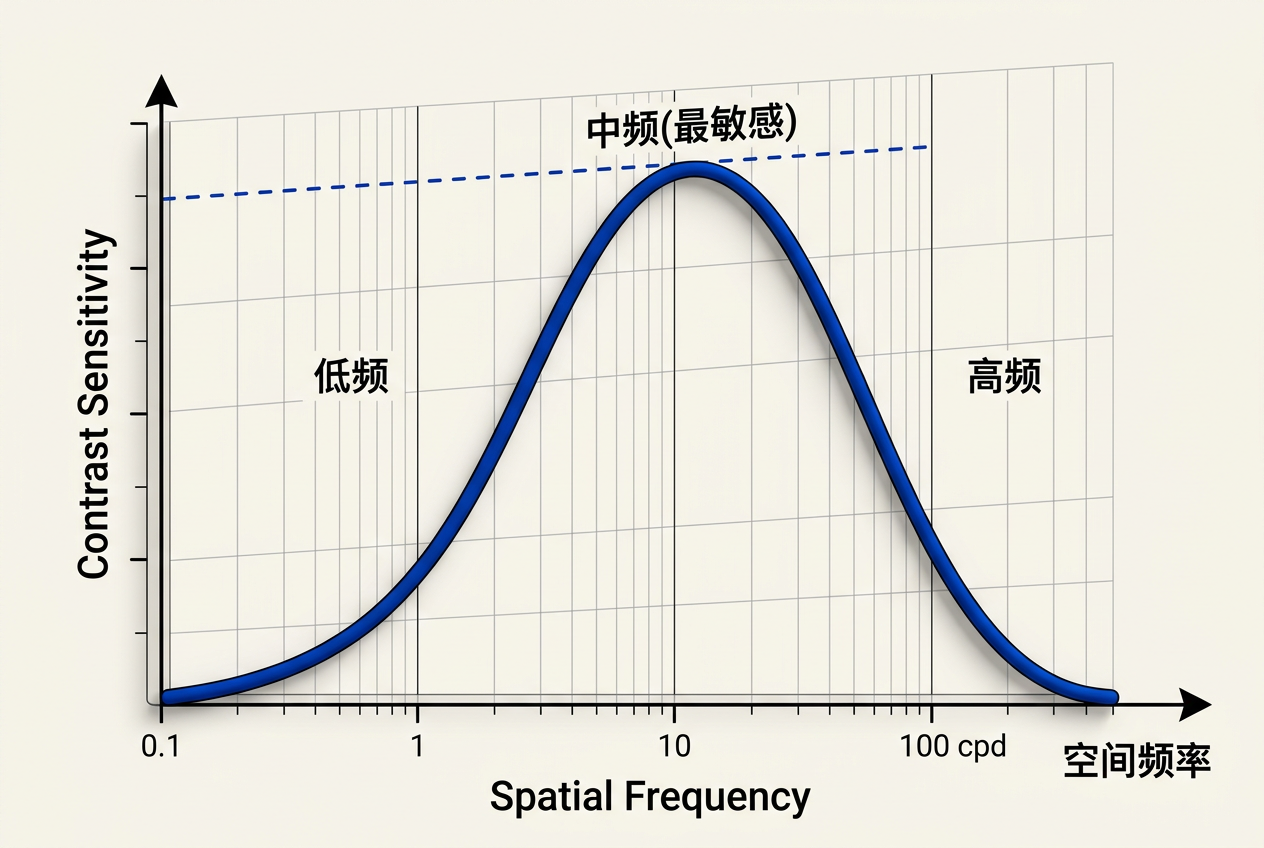 CSF对比敏感度曲线