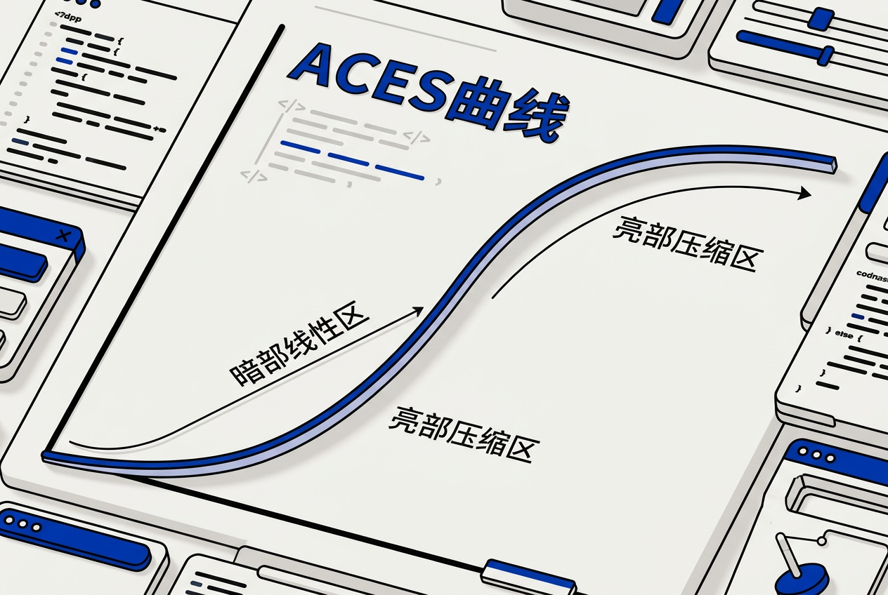 ACES/Filmic 色调映射曲线