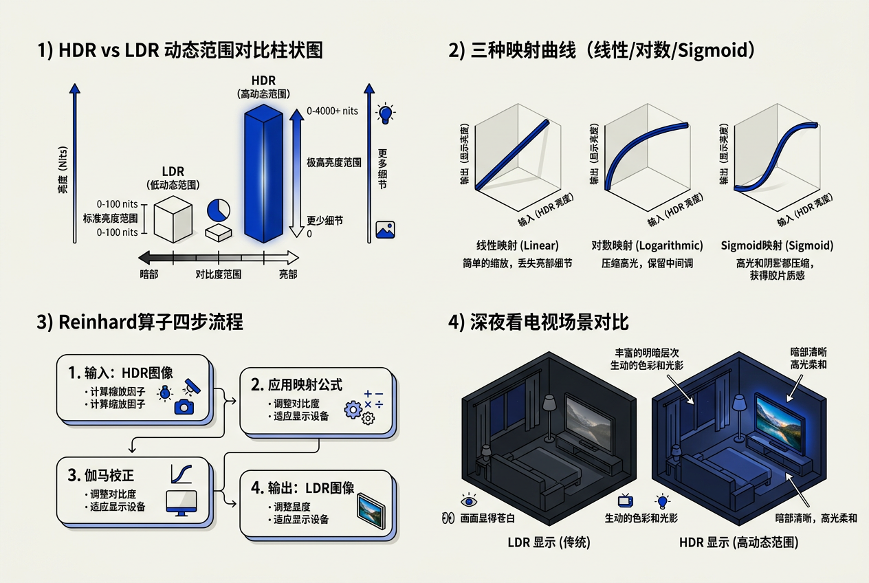 HDR与LDR动态范围对比