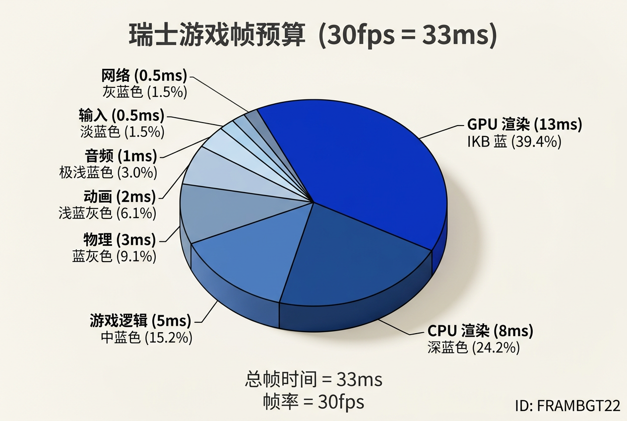 帧预算分配饼图