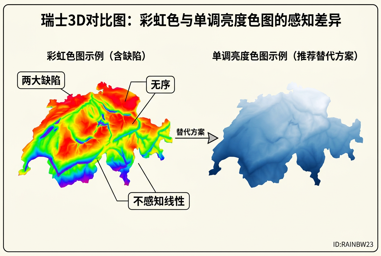 彩虹色图两大缺陷